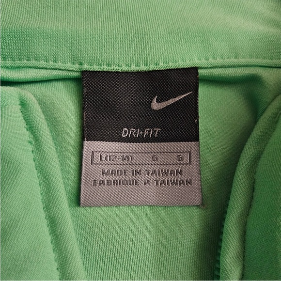 Nike sweatshirt Youth Large green zip up jacket - Picture 10 of 13